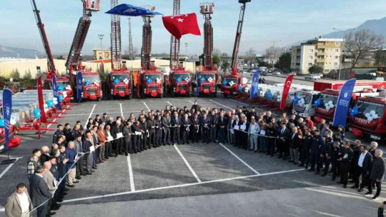 Bursa itfaiyesi yeni araçlarla güçleniyor