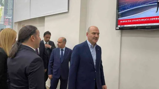 Bursa tarihinin en büyük uyuşturucu operasyonunu Bakan Soylu açıkladı