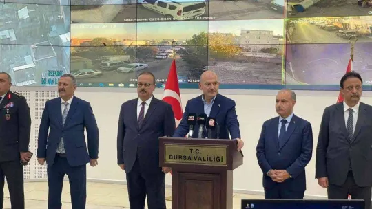 Bursa tarihinin en büyük uyuşturucu operasyonunu Bakan Soylu açıkladı