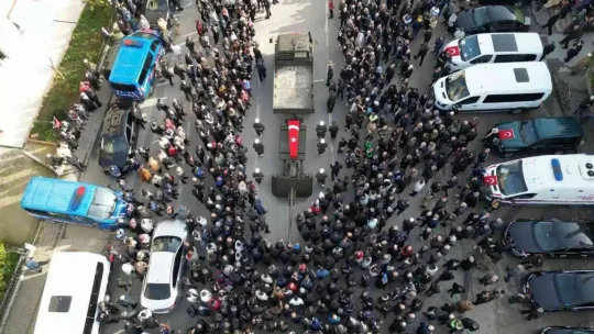 Bursalı şehit gözyaşları eşliğinde son yolculuğuna uğurlandı