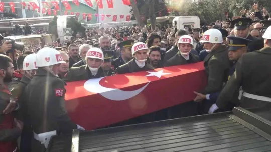 Bursalı şehit gözyaşları eşliğinde son yolculuğuna uğurlandı