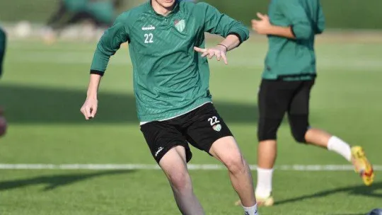 Bursaspor, Aliağa Atatürk Stadyumu'nda idman yaptı