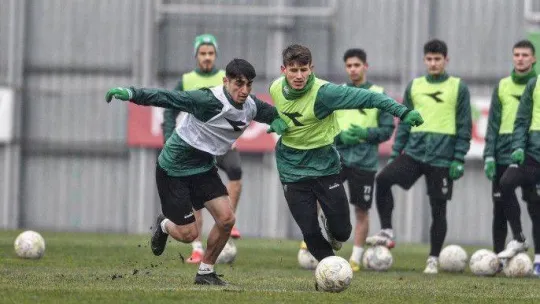 Bursaspor'da Çorum FK maçı hazırlıkları devam ediyor