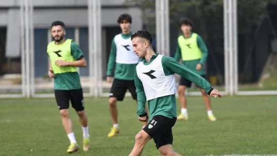 Bursaspor'da Düzcespor maçı hazırlıkları başladı