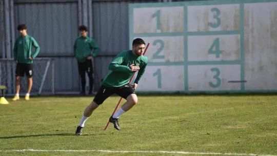 Bursaspor'da Menemen FK maçı hazırlıkları devam ediyor