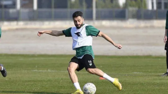 Bursaspor'dan dikkat çeken antrenman