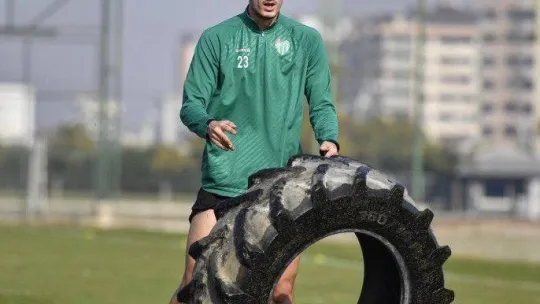 Bursaspor'dan dikkat çeken antrenman