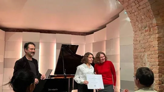 BUÜ'lü genç yeteneğe en iyi beste ödülü