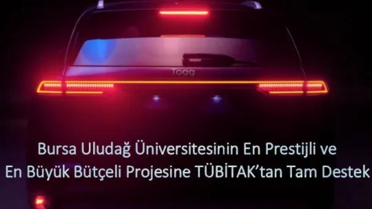 BUÜ'nün en prestijli ve en büyük bütçeli projesine TÜBİTAK'tan destek