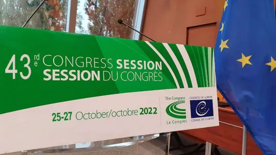 Büyükçekmece Belediye Başkanı Akgün Türkiye'yi temsil etmek üzere Strasbourg'a gitti