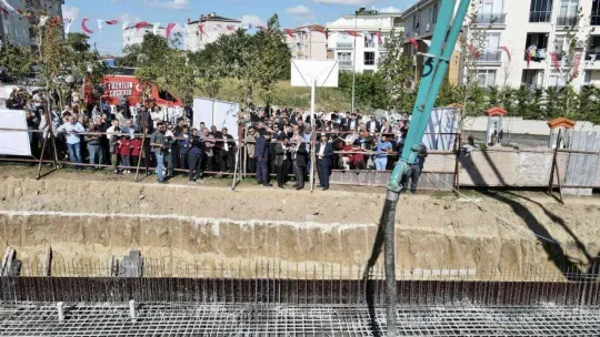 Büyükçekmece'de bin kişi kapasiteli caminin temeli atıldı