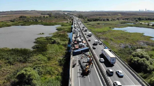 Büyükçekmece TEM'de feci kaza