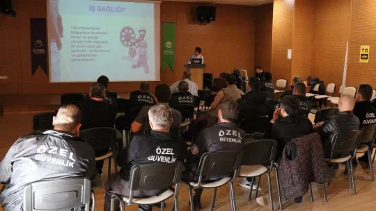 Büyükşehir çalışanlarına temel iş sağlığı ve güvenliği eğitimi