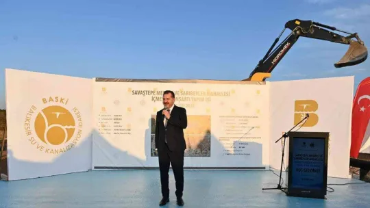 Büyükşehir'den Savaştepe'ye 75 milyonluk su yatırımı