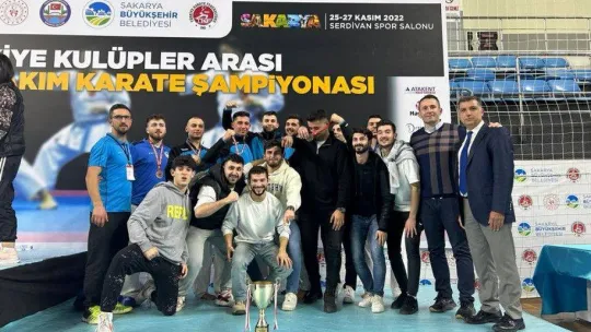 Büyükşehir Karate Takımı, Şampiyonayı üçüncü tamamladı