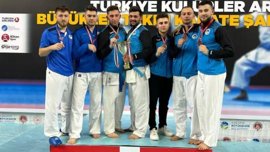 Büyükşehir Karate Takımı, Şampiyonayı üçüncü tamamladı