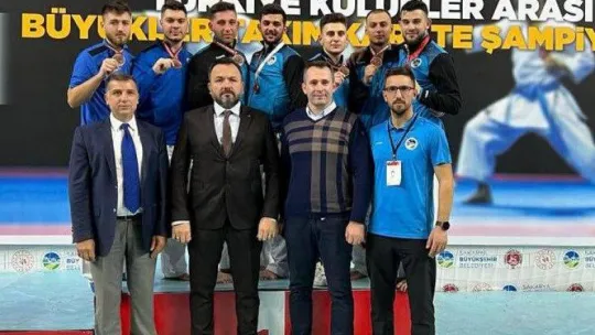 Büyükşehir Karate Takımı, Şampiyonayı üçüncü tamamladı
