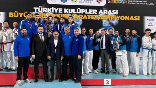 Büyükşehir Karate Takımı, Şampiyonayı üçüncü tamamladı