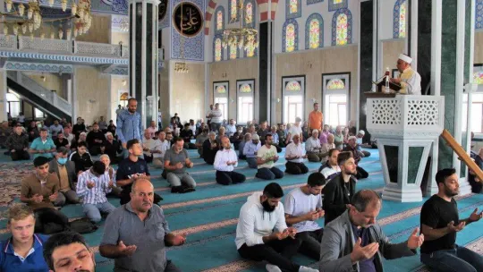 Camiler ve Din Görevlileri Haftası etkinliği olarak Kur'an okundu