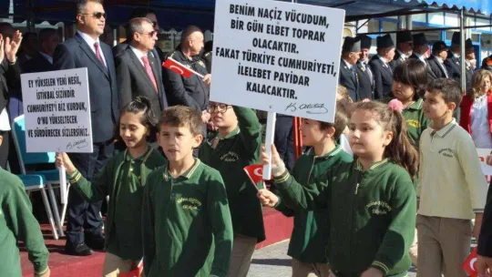 Çan'da 29 Ekim Cumhuriyet Bayramı kutlandı