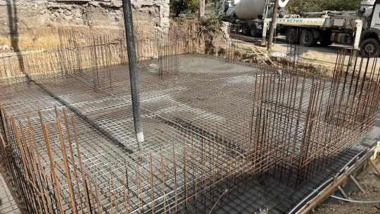 Çan'da Küçükyepe Köyü Cami inşaatı yapımına başlandı