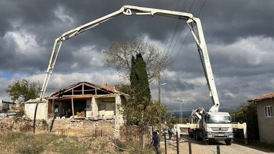 Çan'da Küçükyepe Köyü Cami inşaatı yapımına başlandı