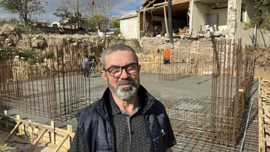 Çan'da Küçükyepe Köyü Cami inşaatı yapımına başlandı
