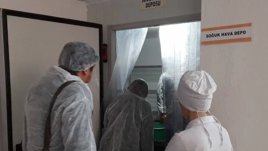 Çan'da okul kantinleri ve yemekhaneler denetlendi