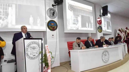 Çan Esnaf Kredi ve Kefalet Kooperatifi Genel Kurulu'nda Tekne güven tazeledi