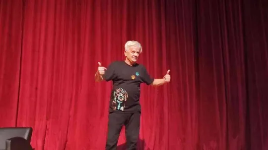 Can Yılmaz ve Zafer Algöz, Ecrin bebek için sahne aldı