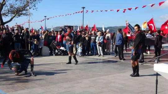 Çanakkale'de 29 Ekim Cumhuriyet Bayramı coşkuyla kutlandı