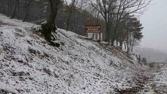 Çanakkale'de kar yağışı etkili oluyor