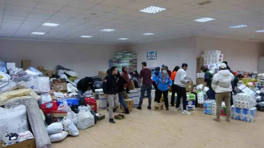 Çanakkale deprem bölgesi için seferber oldu