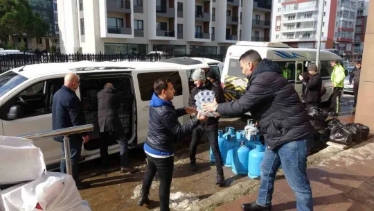 Çanakkale deprem bölgesi için seferber oldu