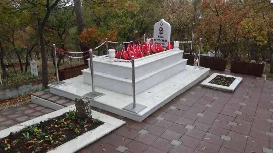 Çanakkale kahramanı Koca Seyit mezarı başında alındı