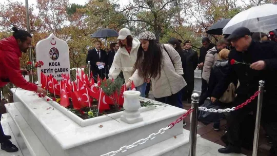 Çanakkale kahramanı Koca Seyit mezarı başında alındı