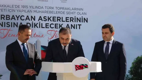 Çanakkale Savaşları'nda şehit olan Azerbaycanlı askerlerin anısı Tarihi Yarımada'da yaşayacak