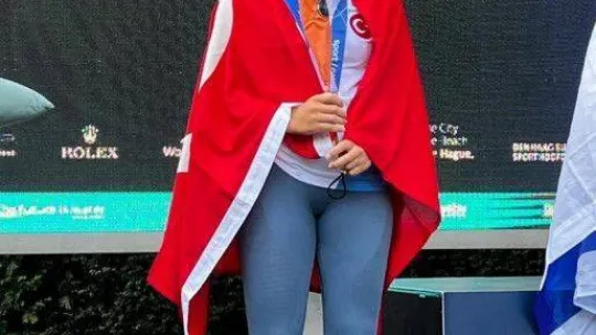 Çanakkaleli sporcu Merve Vatan dünya ikincisi oldu