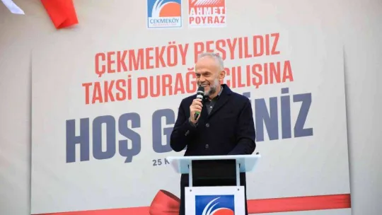 Çekmeköy'de taksiciler yeni duraklarına kavuştu