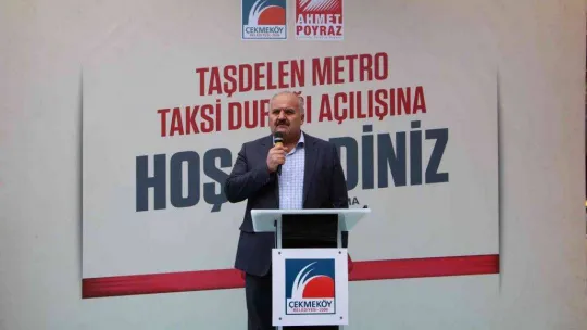 Çekmeköy'de taksiciler yeni duraklarına kavuştu