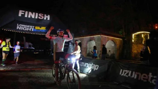 Çekmeköy'de zorlu parkur ve soğuk havada kıyasıya mücadele