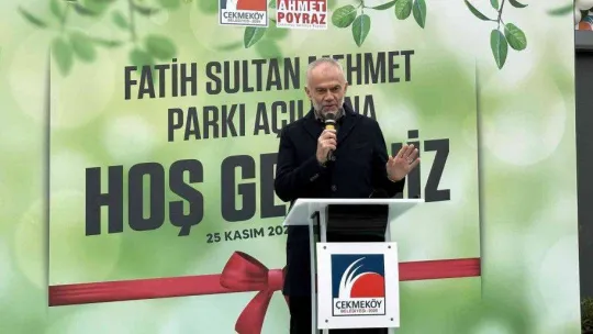 Çekmeköy Fatih Sultan Mehmet Parkı yenilendi
