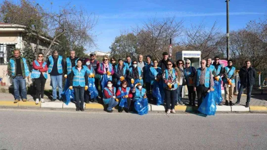 Çevre temizliği için seferber oldular
