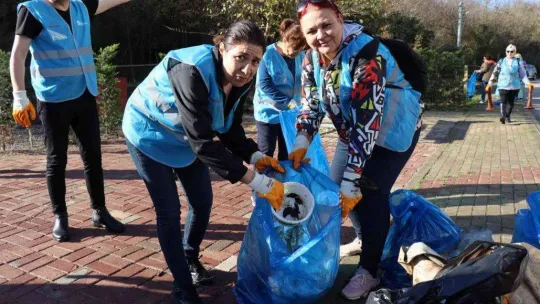 Çevre temizliği için seferber oldular