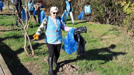 Çevre temizliği için seferber oldular