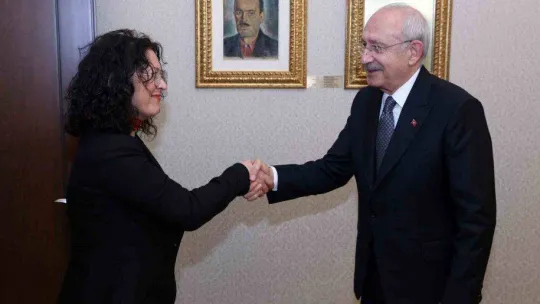 CHP Genel Başkanı Kemal Kılıçdaroğlu, SOL Parti heyeti ile bir araya geldi