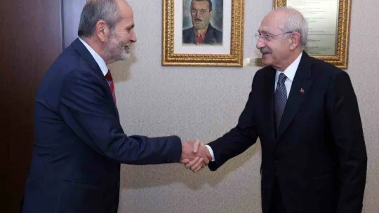 CHP Genel Başkanı Kemal Kılıçdaroğlu, SOL Parti heyeti ile bir araya geldi