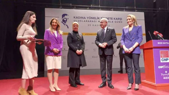 CHP Genel Başkanı Kılıçdaroğlu: 'Kadın ile erkek bir elmanın iki yarısı gibidir, eşittir'