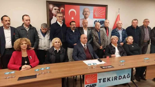 CHP Tekirdağ'dan toplu istifa açıklaması