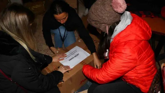 Çiftlikköy Belediyesi'nden yardım seferberliği